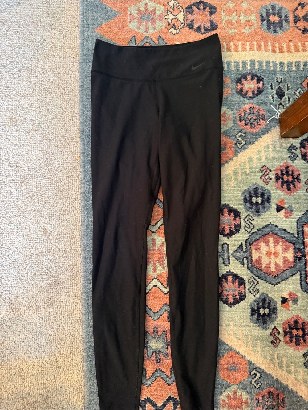 Nike Kids Black High-Waist Active Leggings